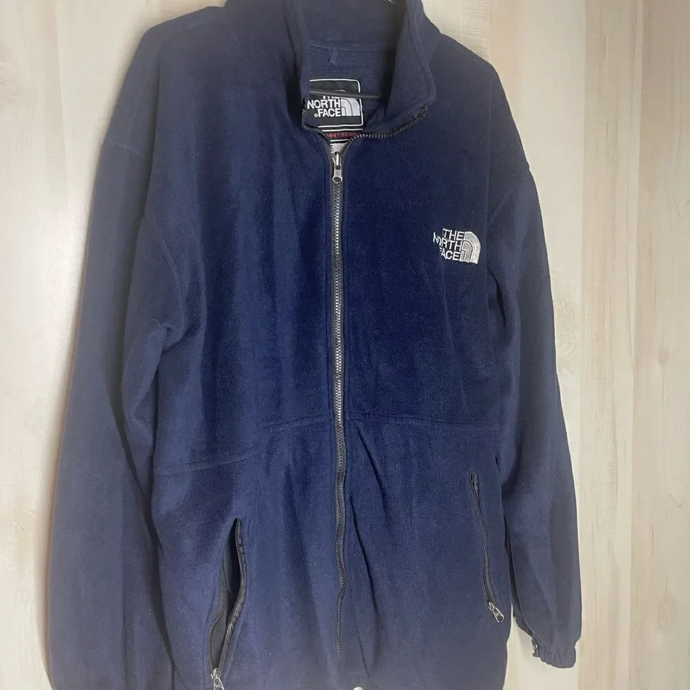 The‎ North Face Gore Windstopper navy fleece jacket summit series, size XXL